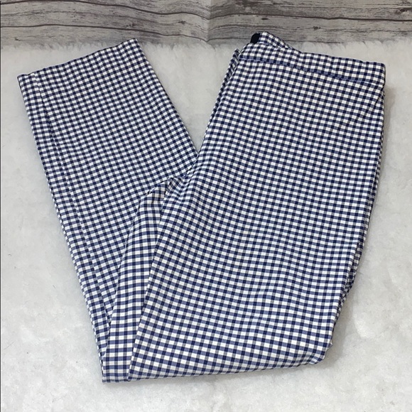 Theory Treeca Pant In Check Viscose - Picture 4 of 14